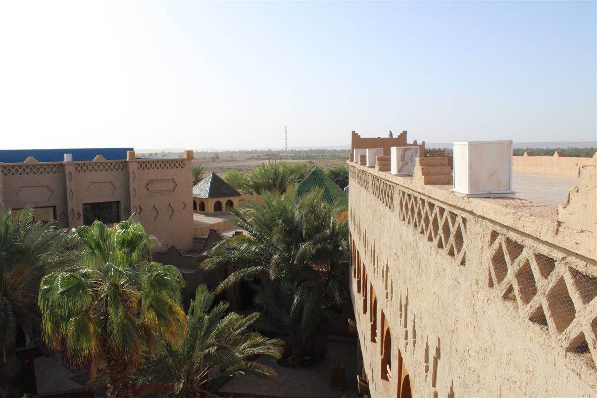 Detalhes da arquitetura do hotel