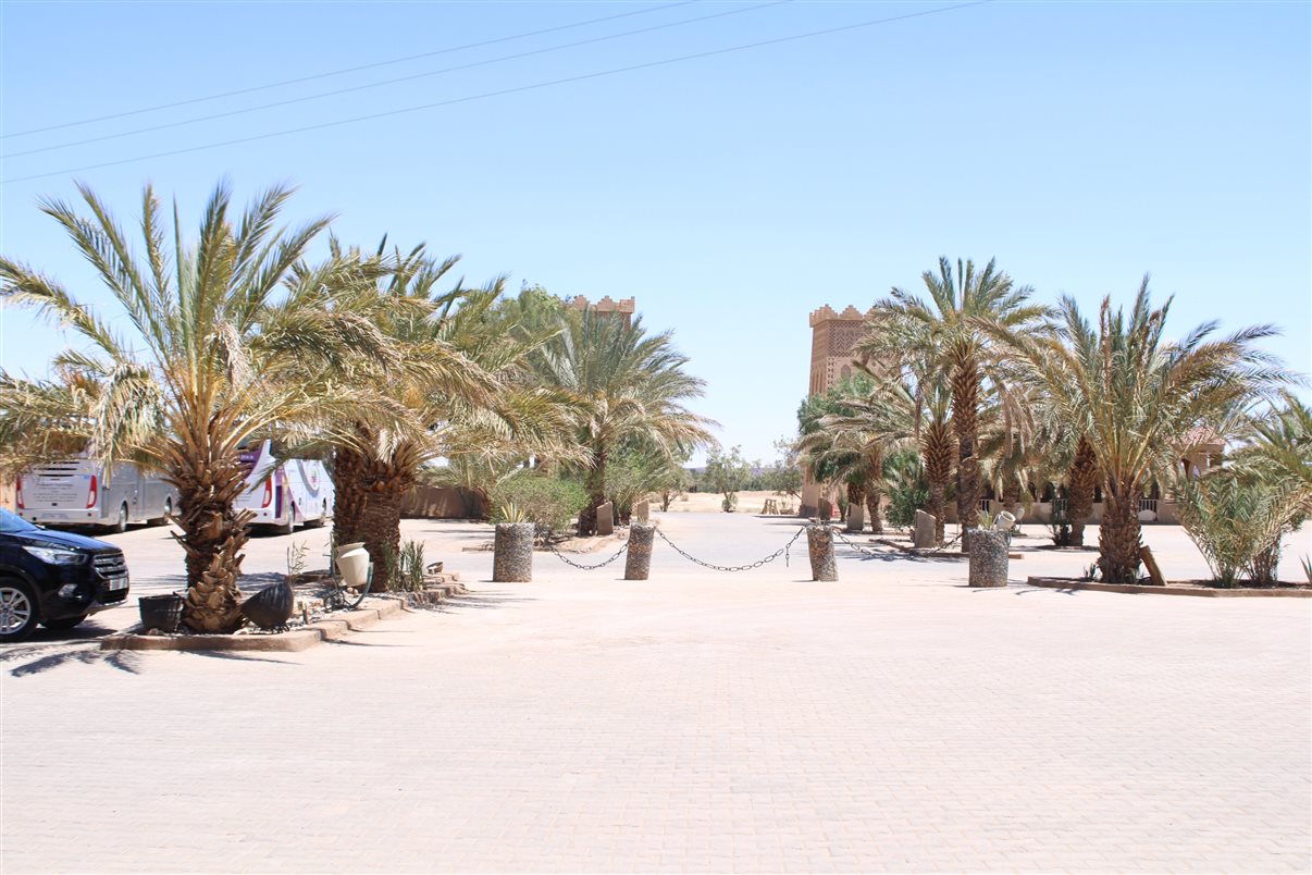 Detalhes da arquitetura do hotel