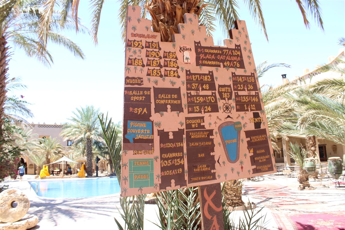 Detalhes da arquitetura do hotel