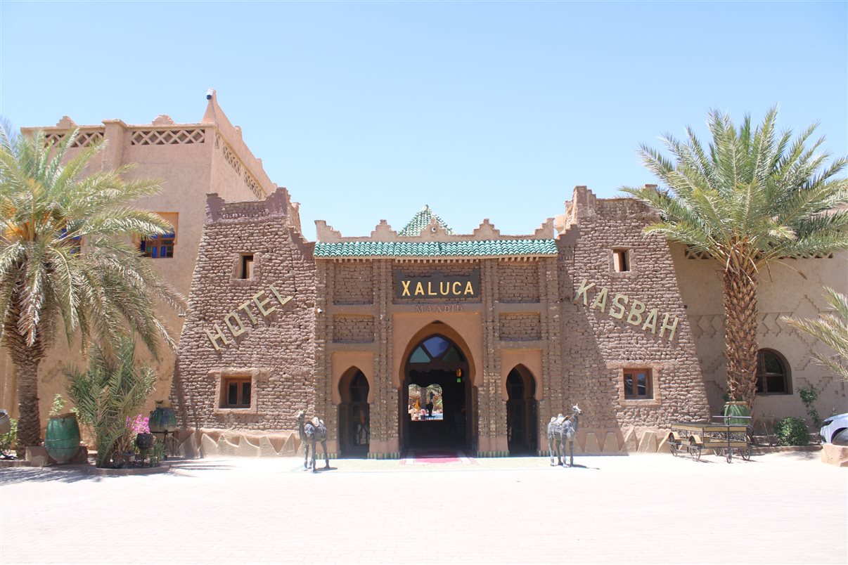 Detalhes da arquitetura do hotel