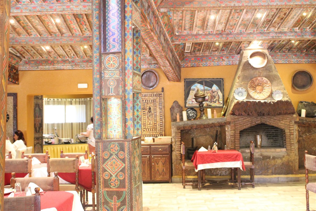 Detalhes da arquitetura do hotel