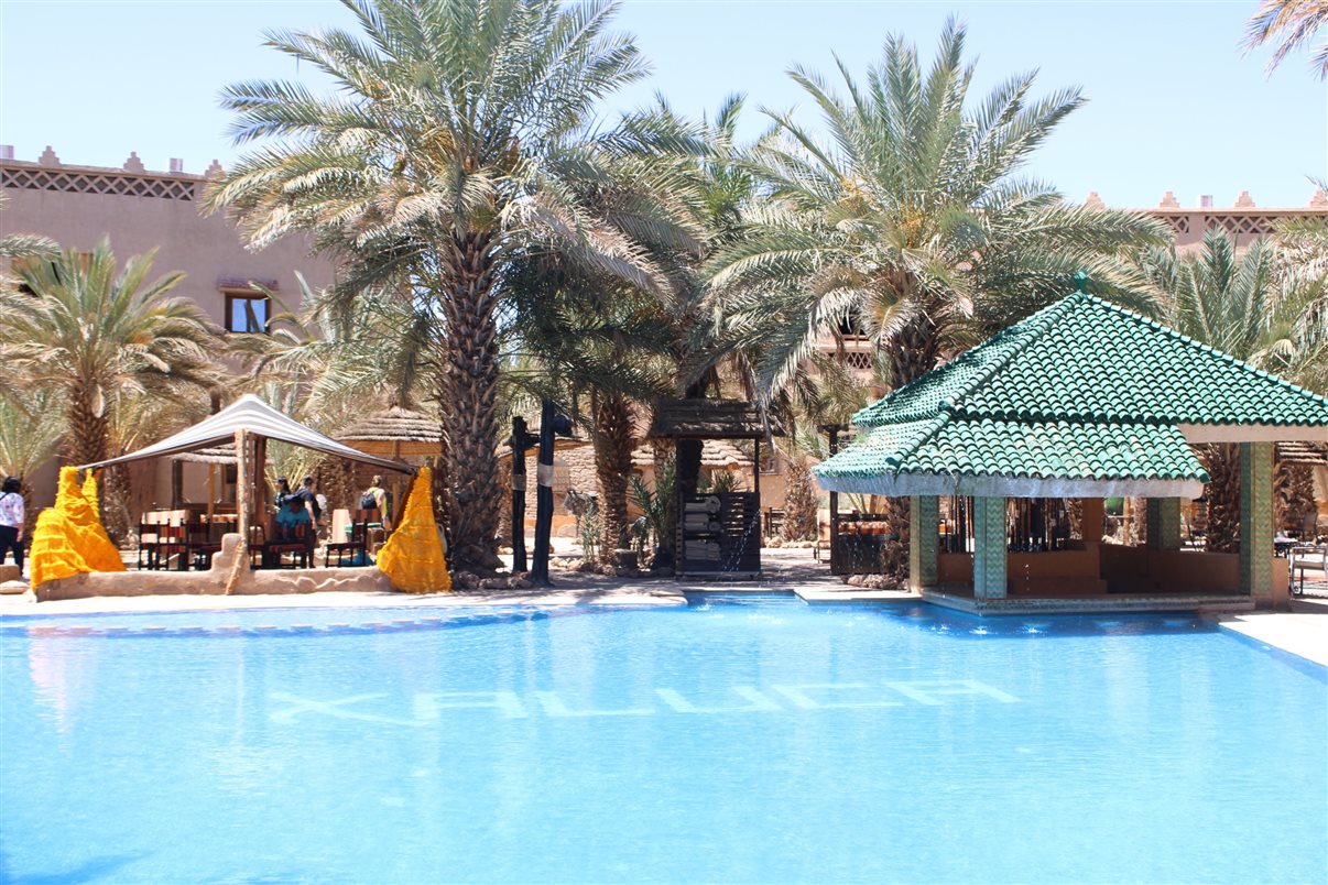 Detalhes da arquitetura do hotel