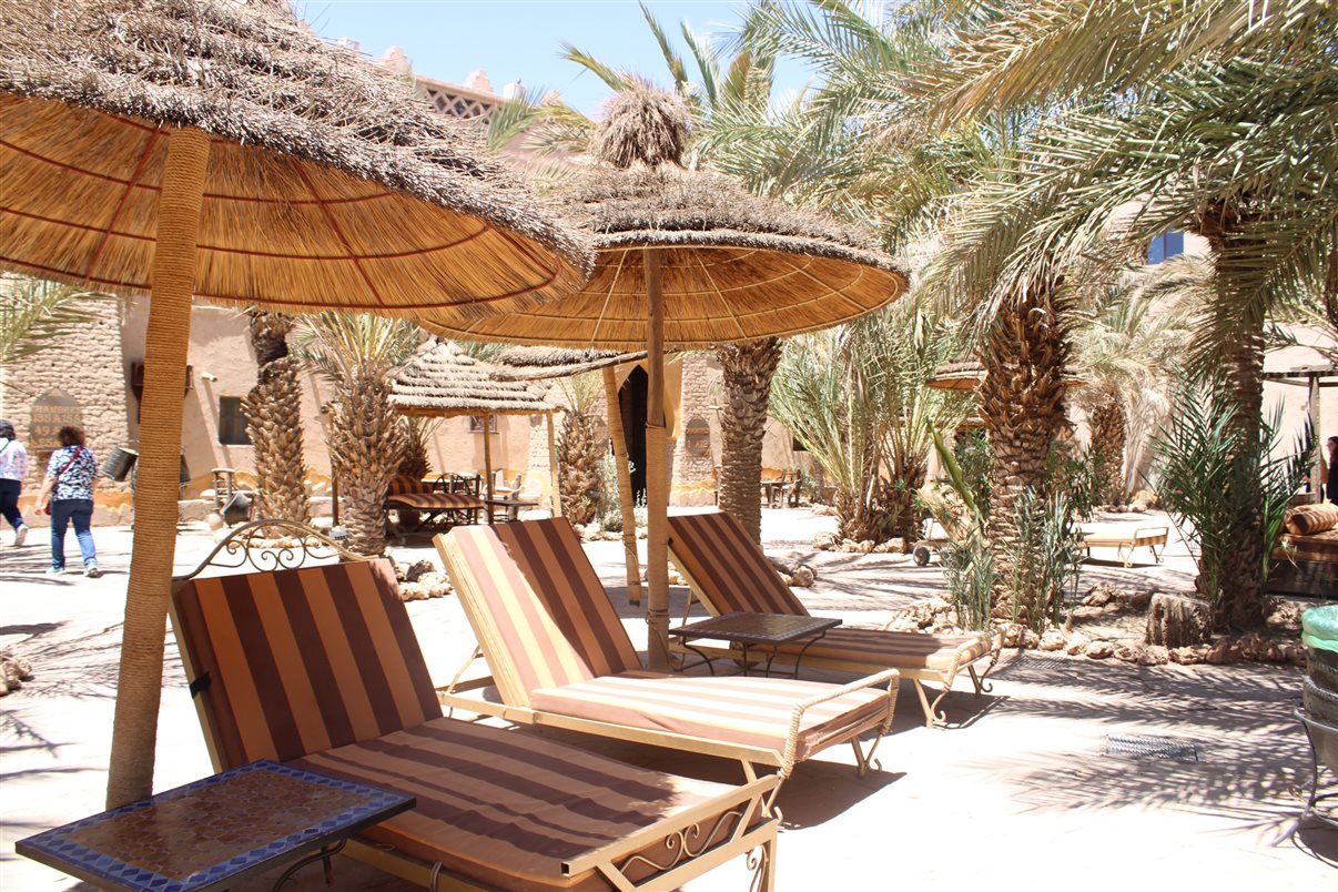 Detalhes da arquitetura do hotel