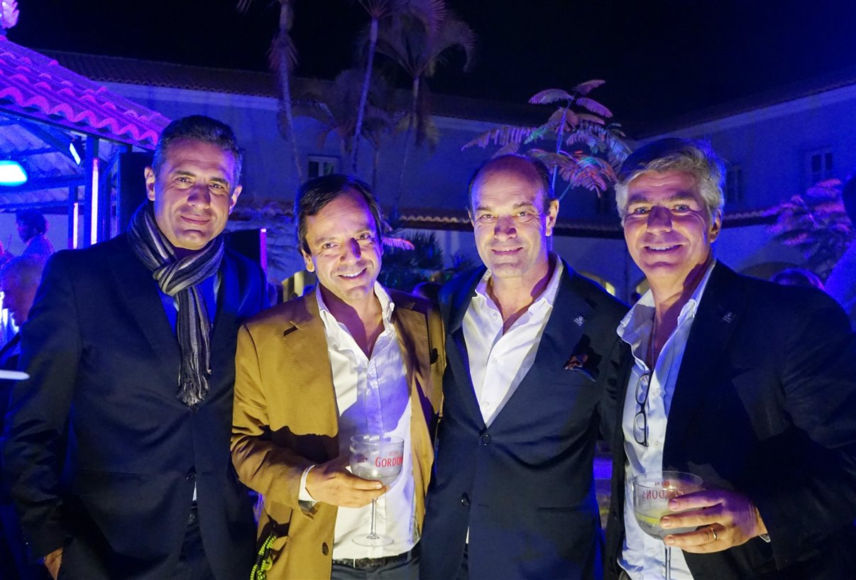 Carlos Antunes, diretor da Tap para as Américas; David Seromenho, da House of Moments e assessor da Tap no Brasil, Pedro Ribeiro, diretor comercial e Vendas do Vila Galé, e Gonçalo Rebelo de Almeida, vice-presidente do Vila Gale