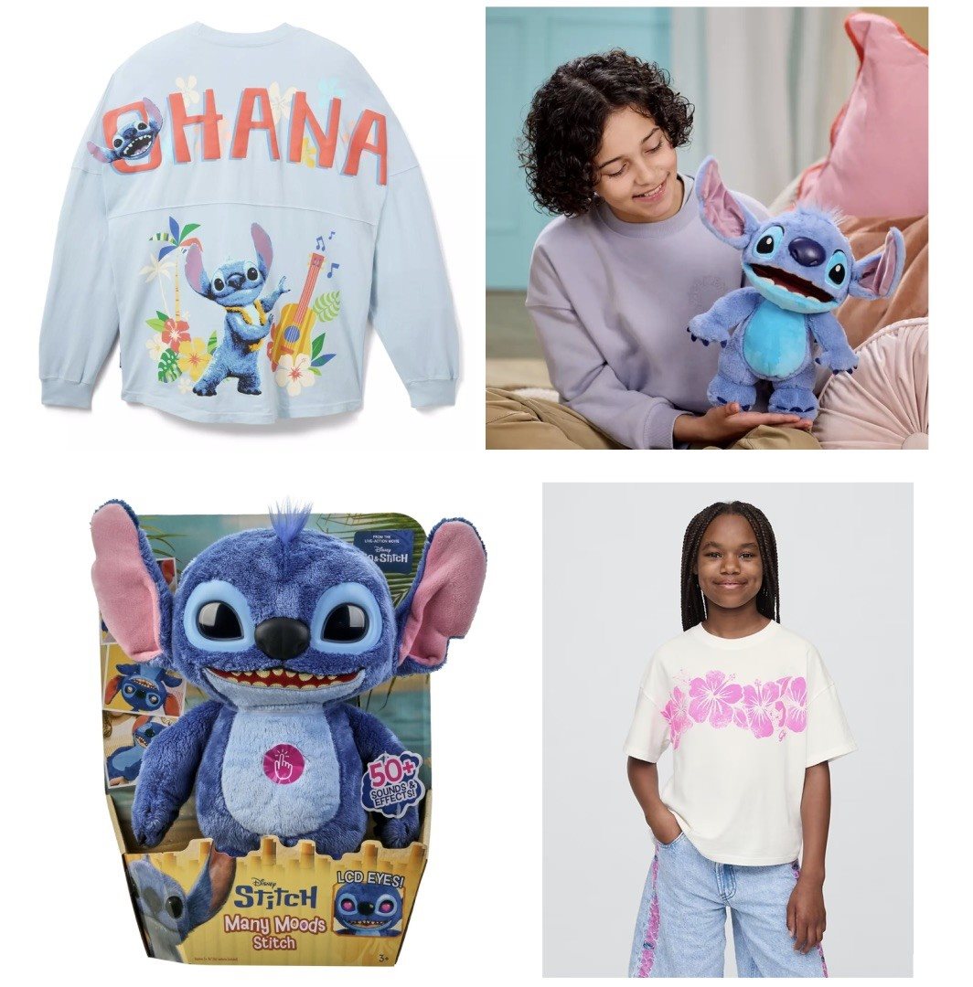 Disney lançou uma nova linha de produtos de Lilo & Stitch