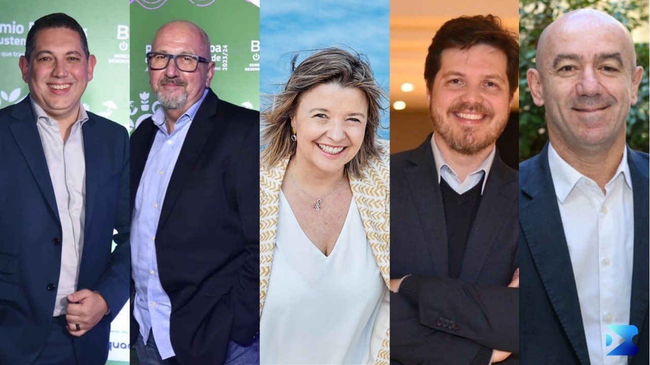 Fabiano Camargo, Claudio Ferrete, Estela Farina, Marco Aurélio Di Ruzzi e Ronnie Correa