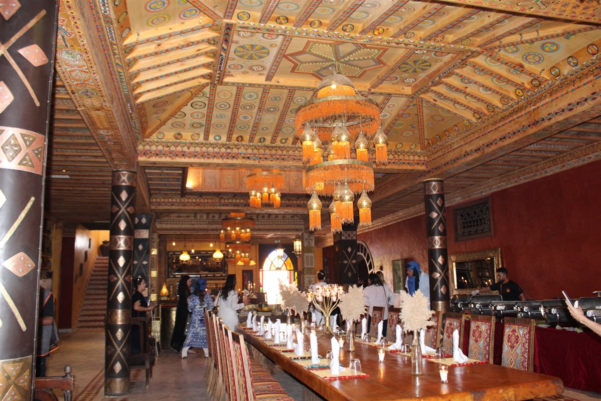 Fachada do Riad Xaluca, aos pés do deserto