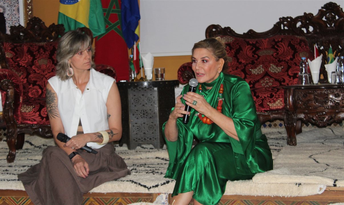 Milena Pedrosa, da A-Gente, e Marta Lívia Suplicy, do Confem da Fiesp