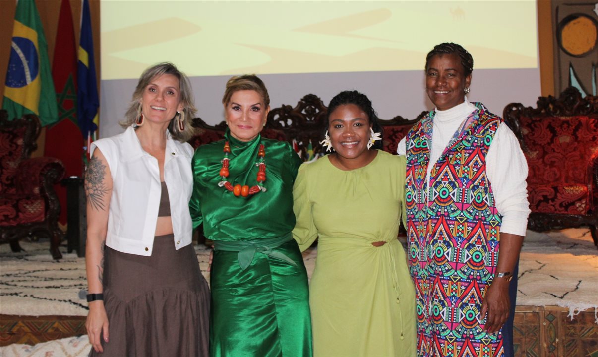 Milena Pedrosa, da A-Gente, Marta Lívia Suplicy, do Confem da Fiesp, Gabriela Duque, da Movimento Cidade, e Márcia Maia, do Capacita-me