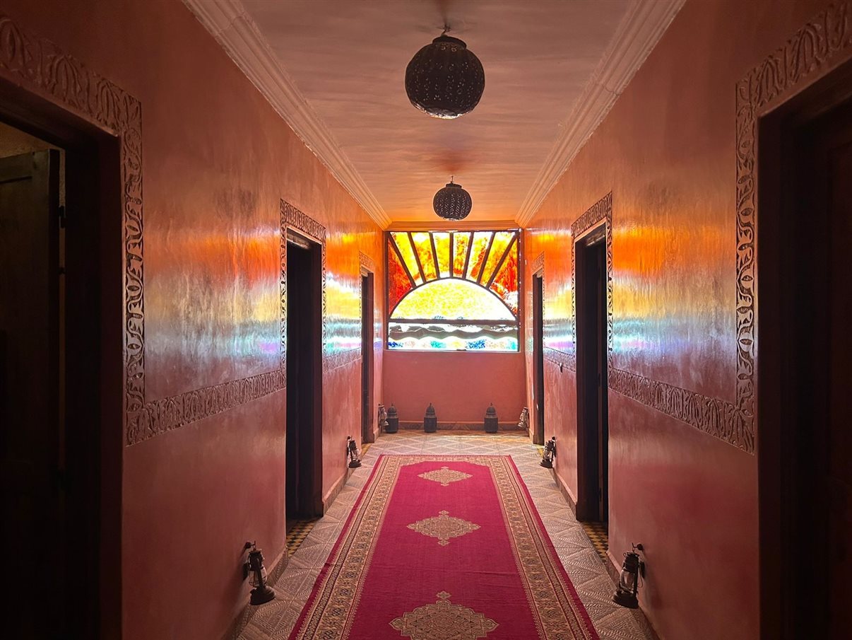 Detalhes da arquitetura do hotel