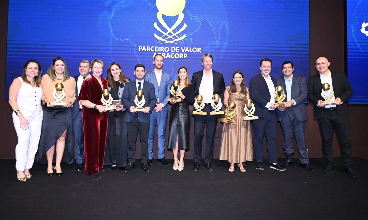 Vencedores da premiação Parceiro de Valor Abracorp 