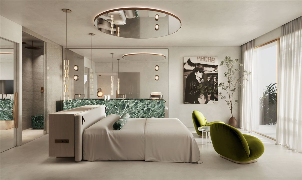 A renovação abrange os 159 quartos e suítes do hotel