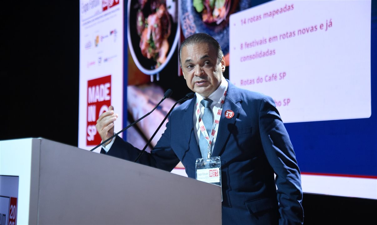 Roberto de Lucena, secretário de Viagens e Turismo do Estado de São Paulo