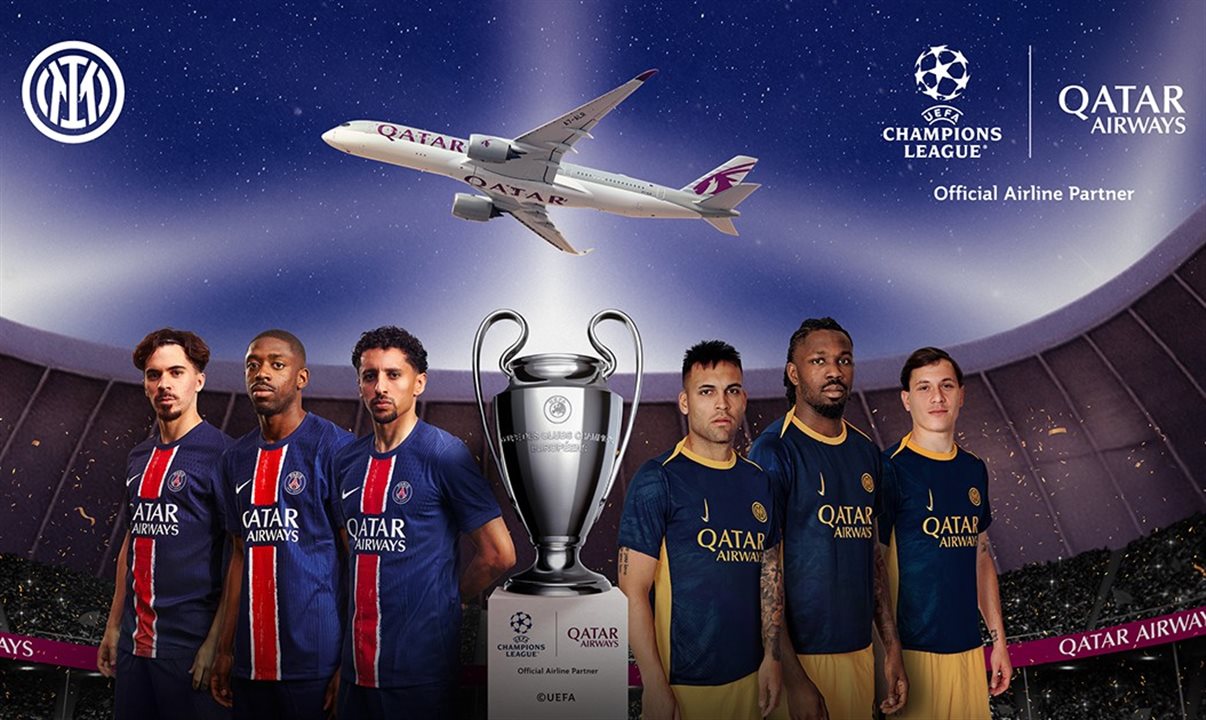 Companhia será será patrocinadora oficial de ambos os finalistas, Paris Saint-Germain e FC Internazionale Milano, além da própria competição