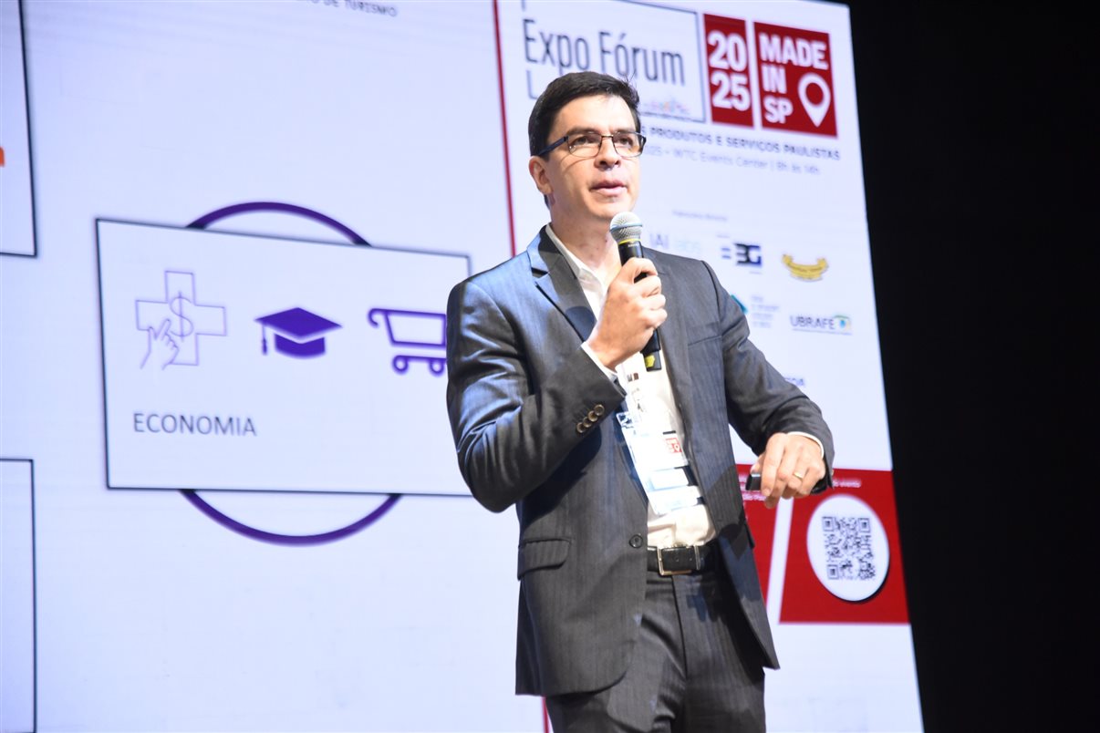 Raffaele Cecere, do Grupo R1, foi um dos palestrantes do dia