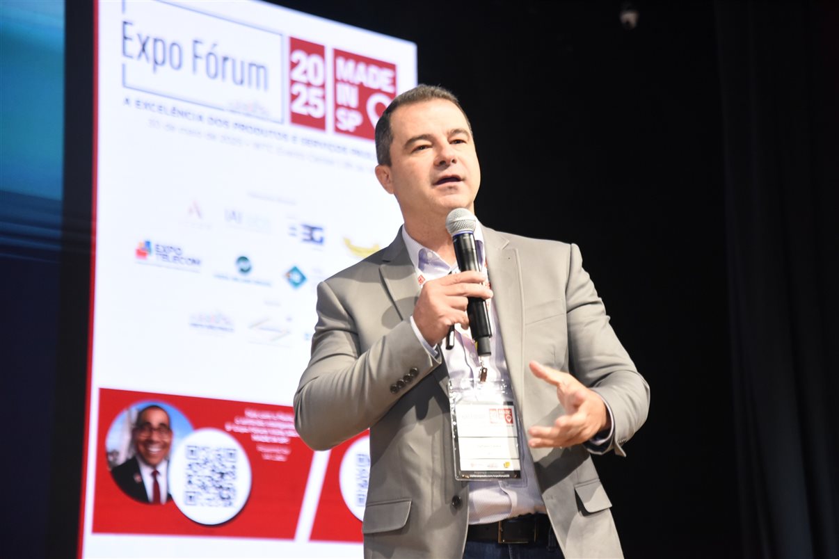 Raffaele Cecere, do Grupo R1, foi um dos palestrantes do dia