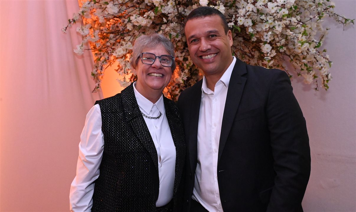 Ana Maria Berto, CEO da Orinter, com Sérgio Ribeiro, novo CFO da holding Tabhi para as empresas Orinter, OTT e Interep
