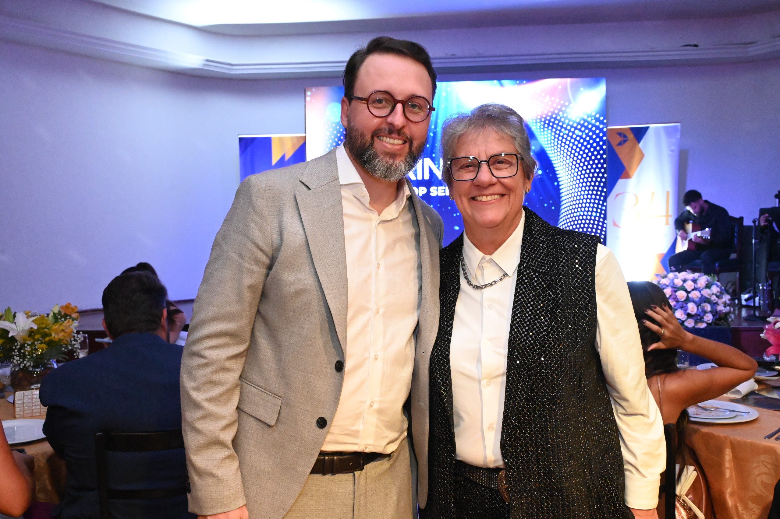 Roberto Sanches e Ana Maria Berto, da Orinter<br/>