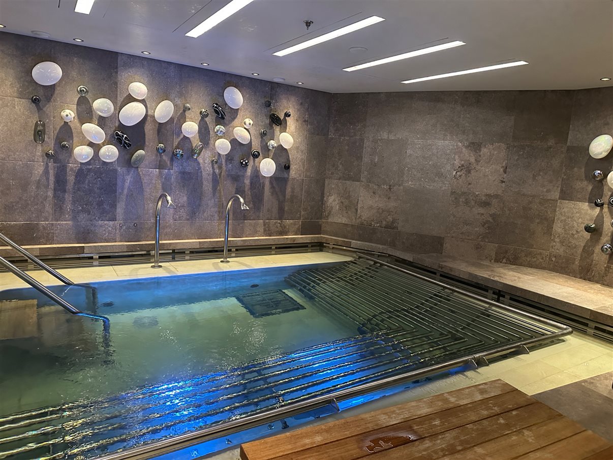 Hidromassagem do Ocean Wellness, no Explora I