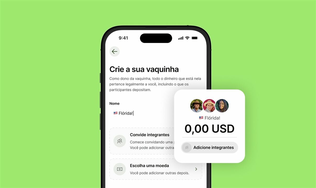 Grupo pode contribuir e gastar o saldo coletivo