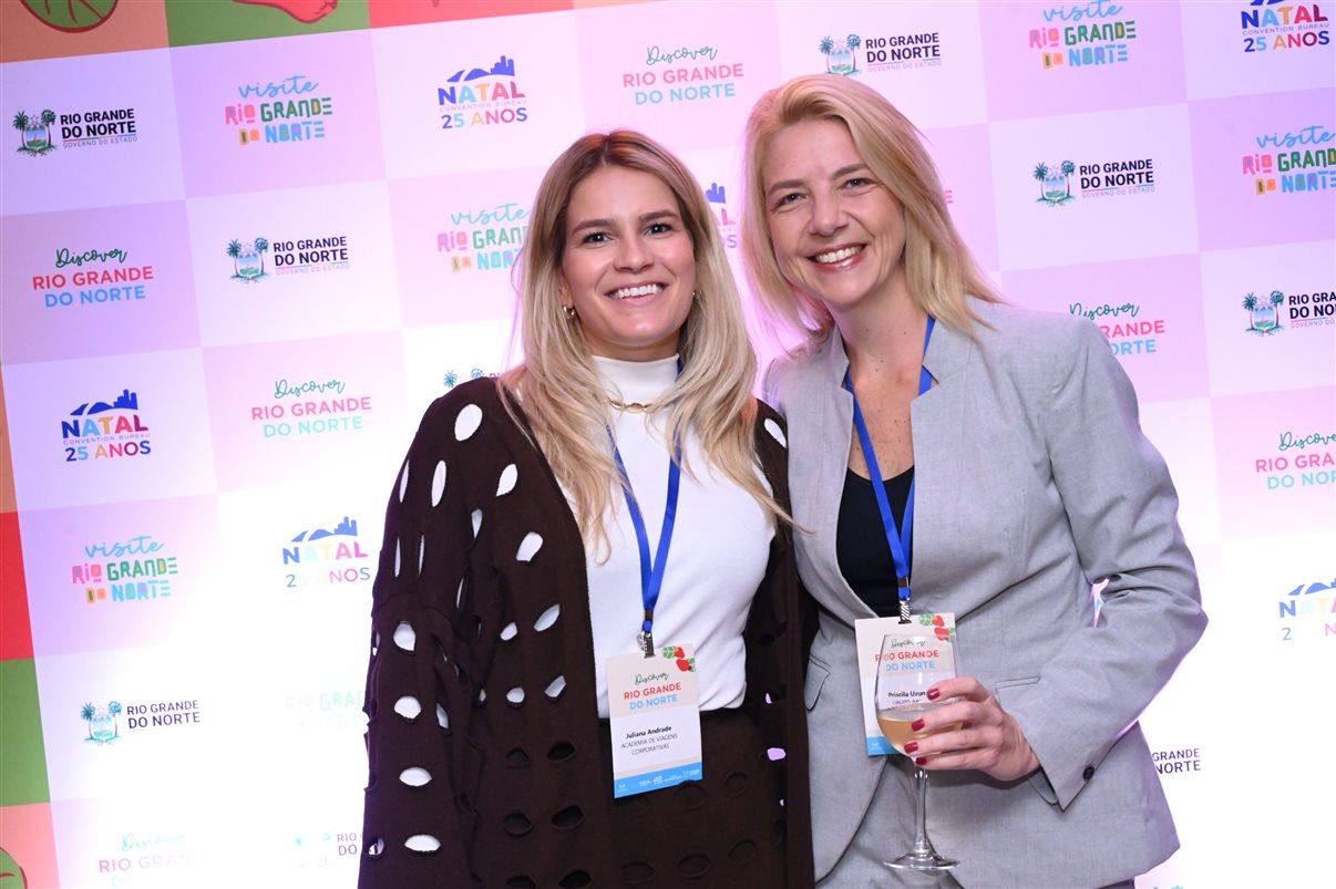 George Costa, da Luck Receptivo, Amanda Rocha, da Amanda Rocha Eventos Corporativos, Jarbiana Costa, do Natal CVB, e Neiwaldo Guedes, da Espacial Eventos