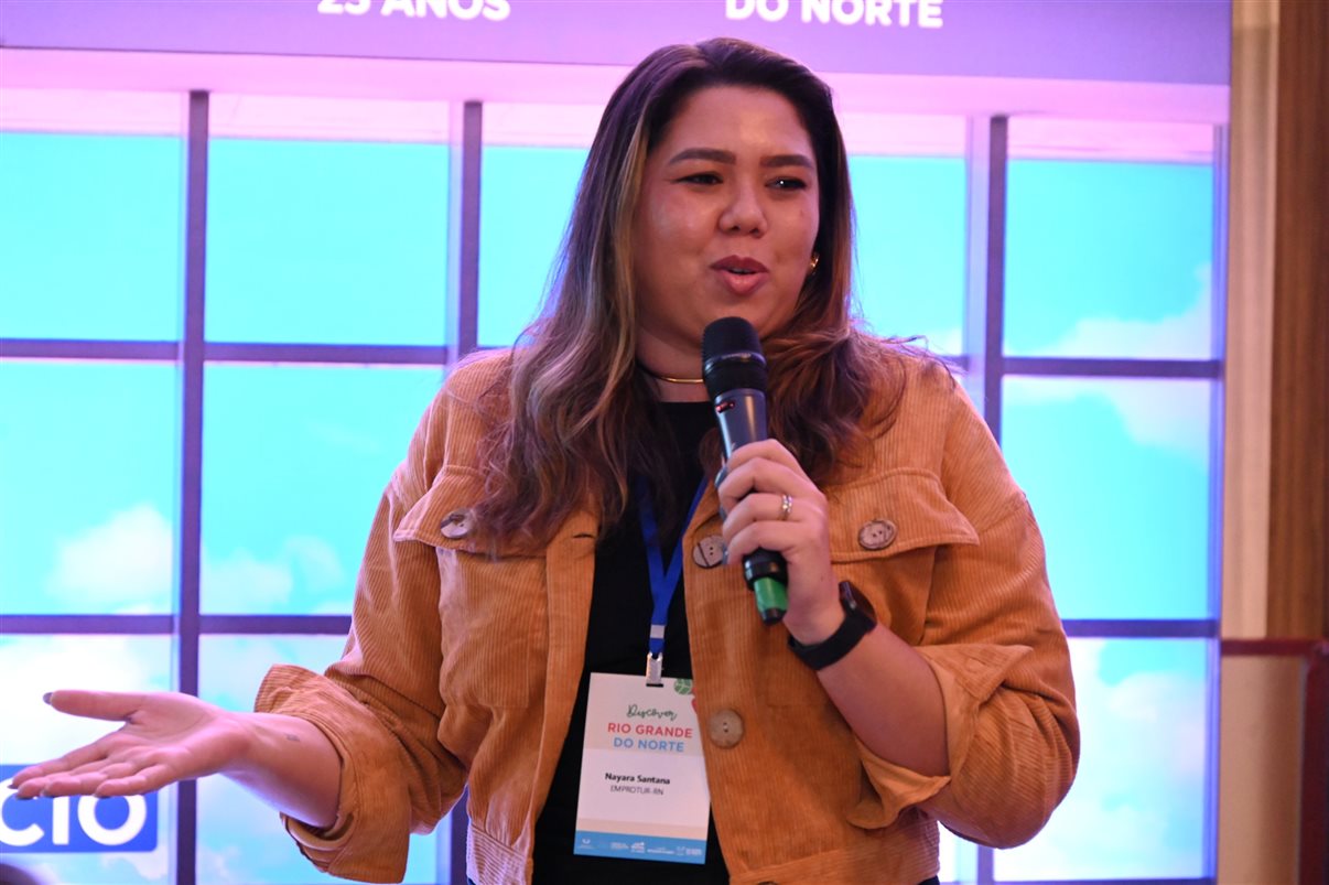 George Costa, da Luck Receptivo, Amanda Rocha, da Amanda Rocha Eventos Corporativos, Jarbiana Costa, do Natal CVB, e Neiwaldo Guedes, da Espacial Eventos