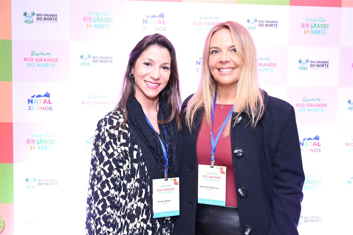 George Costa, da Luck Receptivo, Amanda Rocha, da Amanda Rocha Eventos Corporativos, Jarbiana Costa, do Natal CVB, e Neiwaldo Guedes, da Espacial Eventos