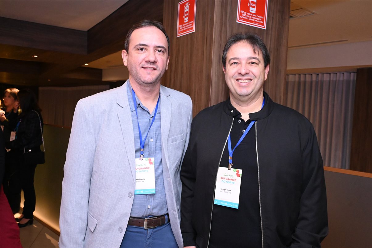 George Costa, da Luck Receptivo, Amanda Rocha, da Amanda Rocha Eventos Corporativos, Jarbiana Costa, do Natal CVB, e Neiwaldo Guedes, da Espacial Eventos