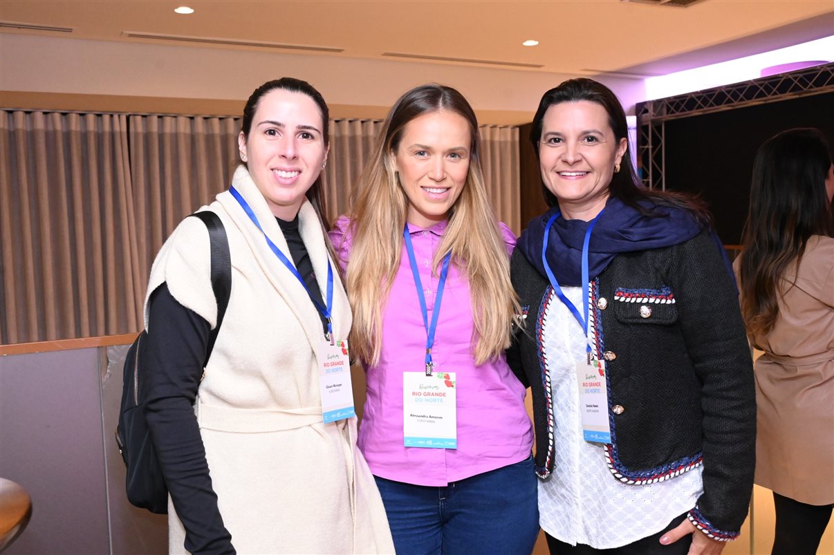 George Costa, da Luck Receptivo, Amanda Rocha, da Amanda Rocha Eventos Corporativos, Jarbiana Costa, do Natal CVB, e Neiwaldo Guedes, da Espacial Eventos