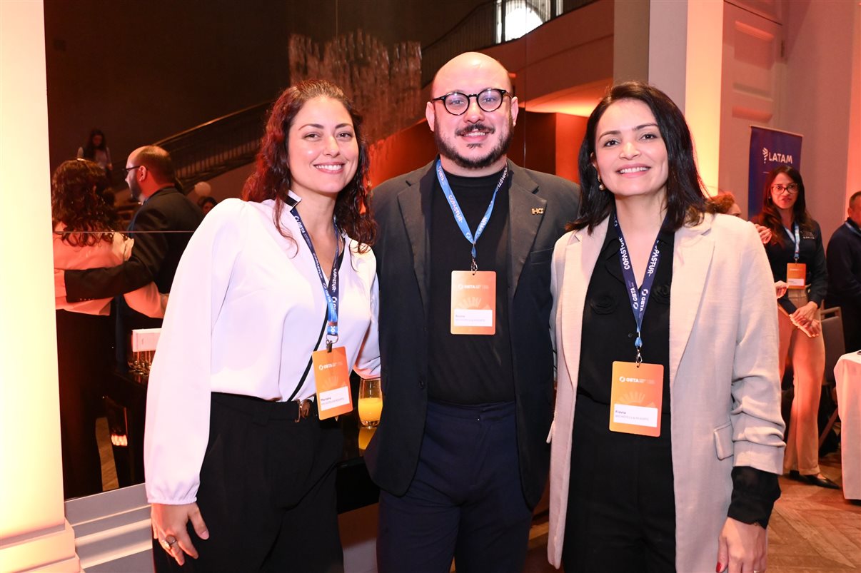 Olinda Ramos, da Mo. Ramos, Viviane Amadei, da BWH Hotels, e Erika Fuchs,  da Centria
