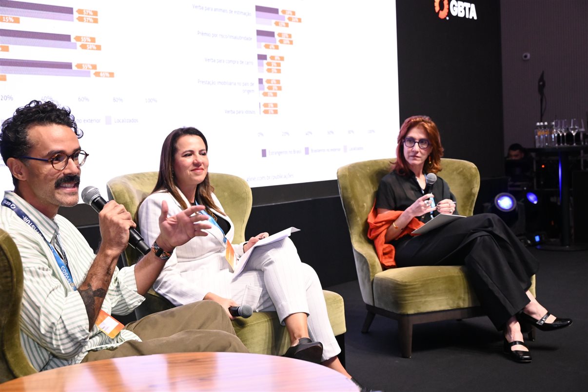 Olinda Ramos, da Mo. Ramos, Viviane Amadei, da BWH Hotels, e Erika Fuchs,  da Centria