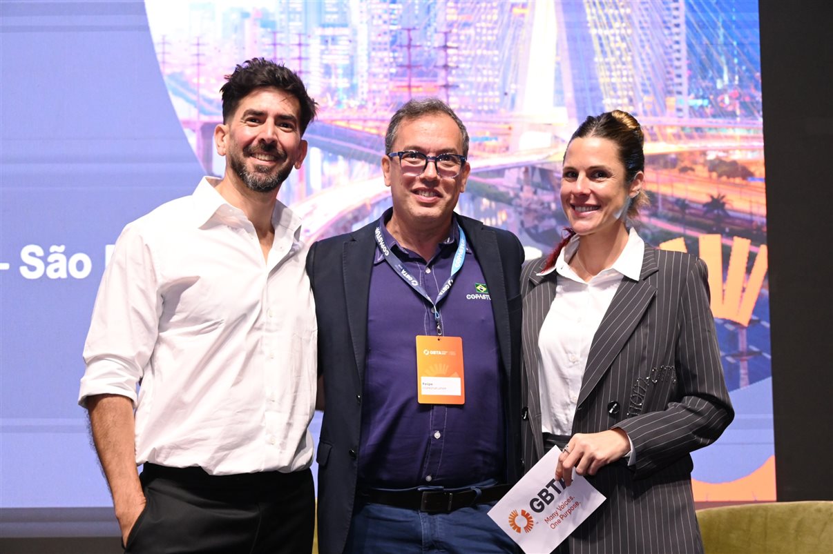 Olinda Ramos, da Mo. Ramos, Viviane Amadei, da BWH Hotels, e Erika Fuchs,  da Centria