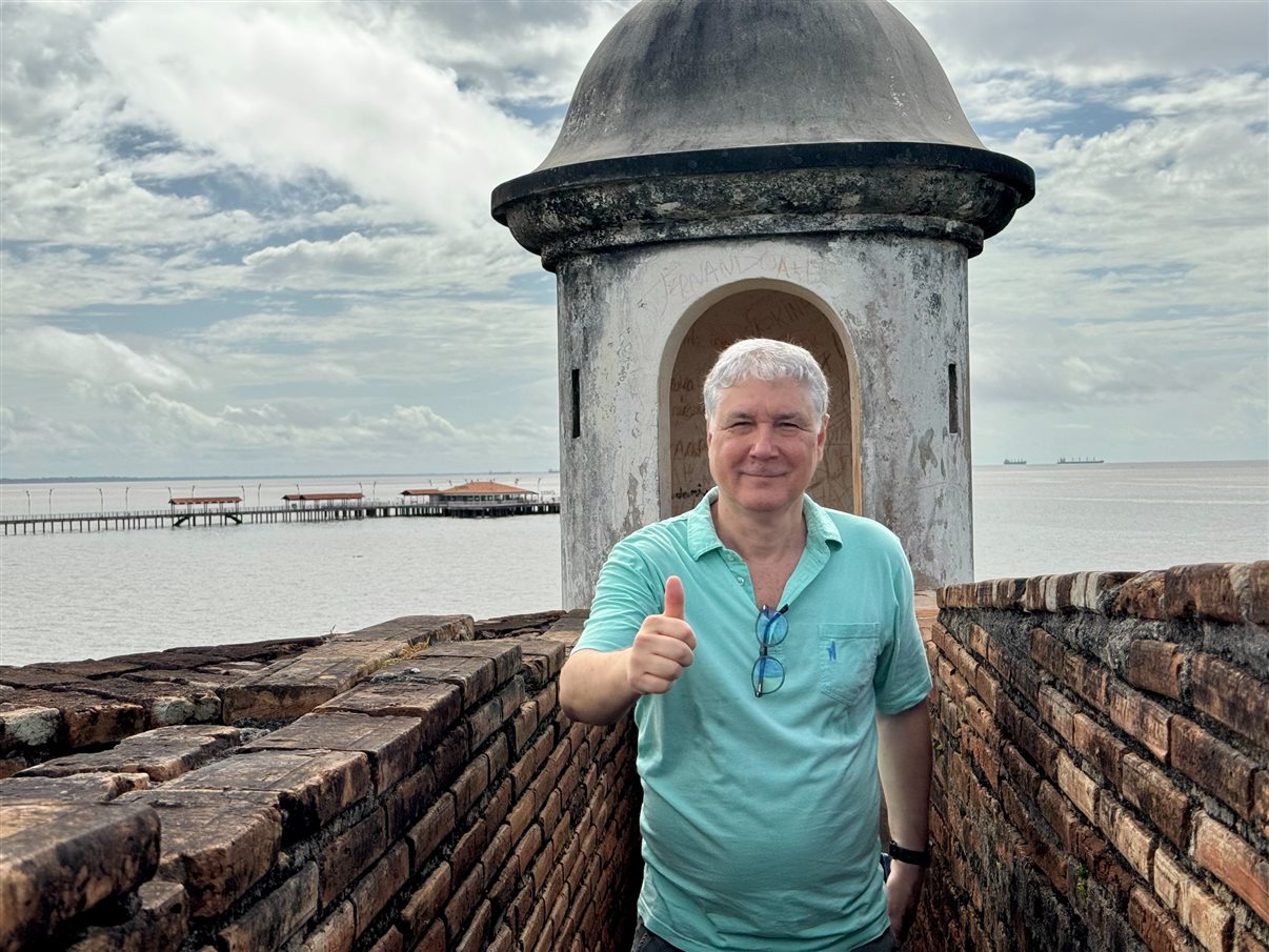 Comitiva da Abav Nacional na Fortaleza de São José de Macapá