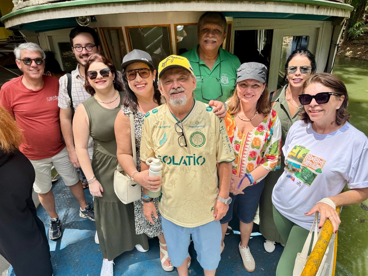 Comitiva da Abav Nacional na Fortaleza de São José de Macapá