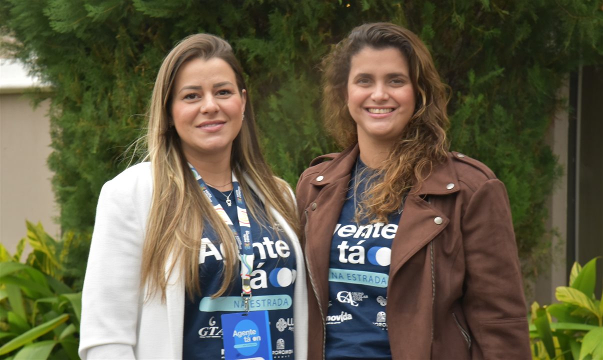 Natália Saderi e Giulliana Mesquita, da Azul Viagens
