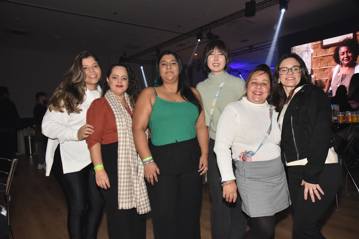 Marianne Silva, da Sea Blue Viagens, Aline Lacerda, da Lee Travel, Auriane Batista, da Clube Turismo Ribeirão Preto, Ana Beatriz Bethiol, da Ideal Viagem e Turismo, Michelle Carneiro, da Voencanto Viagens, e Beatriz Corrêa, da Magna Via 