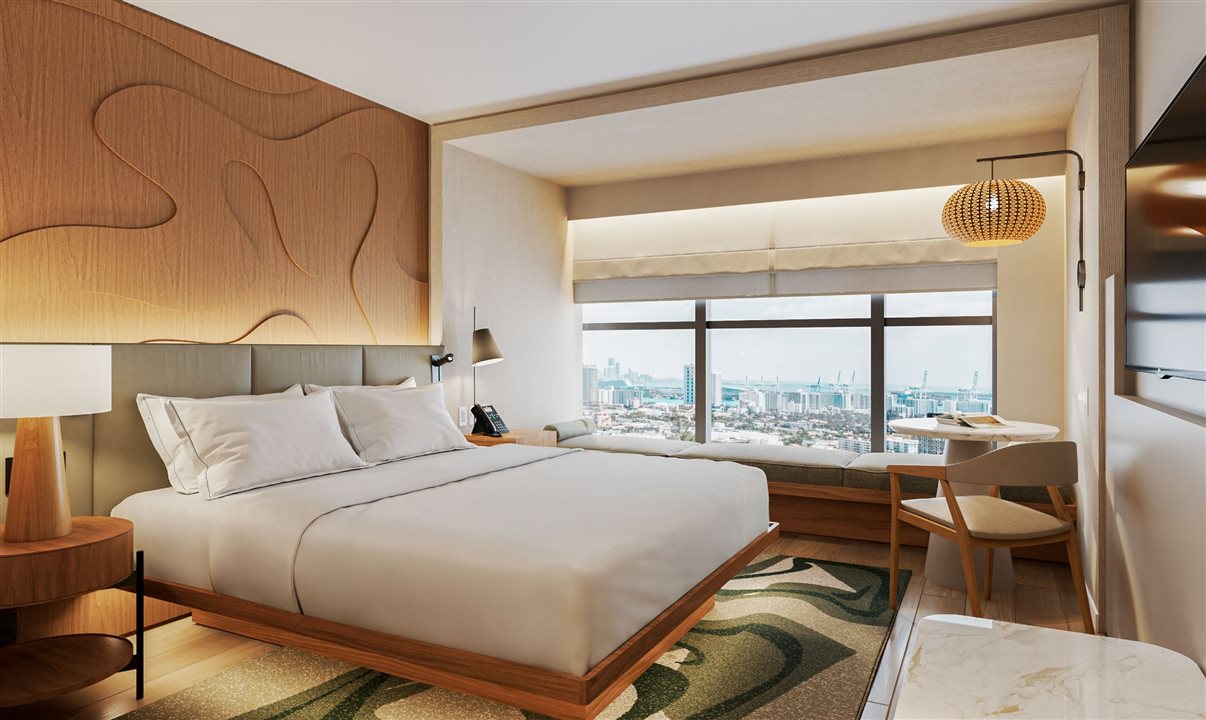 Com 187 apartamentos, o hotel oferece um verdadeiro refúgio de descanso