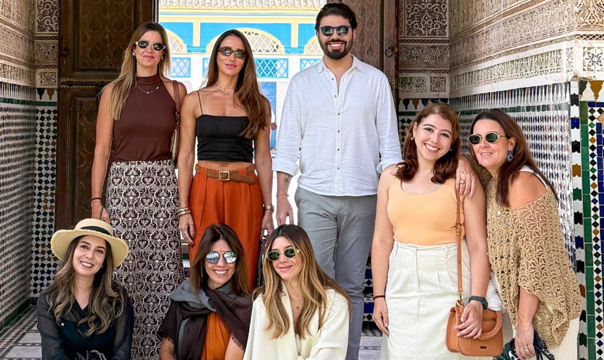 Luiz Barretto com as agentes convidadas