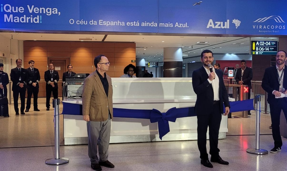 Cônsul da Espanha no Estado de São Paulo, Pablo Montesino-Espartero, e o head de Transportes da Embratur, Philipe Karat