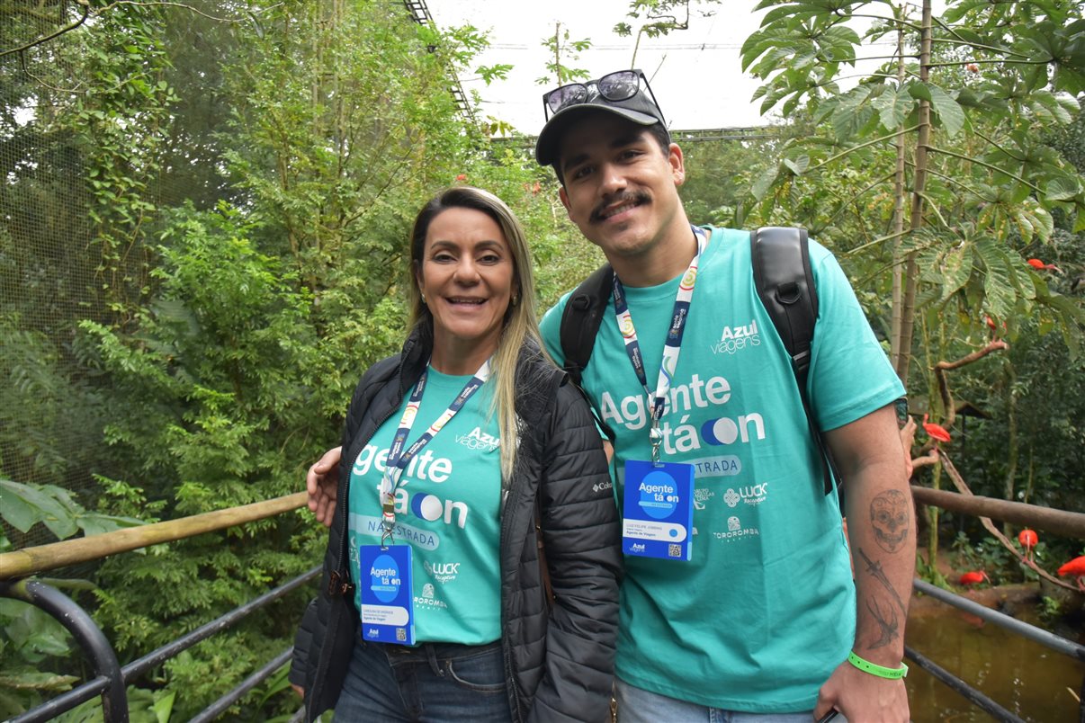 Narcizo Santos, da Promotur, e Luis Yamamoto, da Fronteira Ásia Turismo