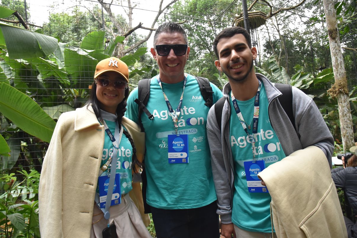 Narcizo Santos, da Promotur, e Luis Yamamoto, da Fronteira Ásia Turismo