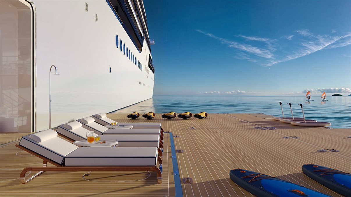 O Four Seasons I é o iate inaugural da marca e promete redefinir o conceito de viagens marítimas de alto padrão