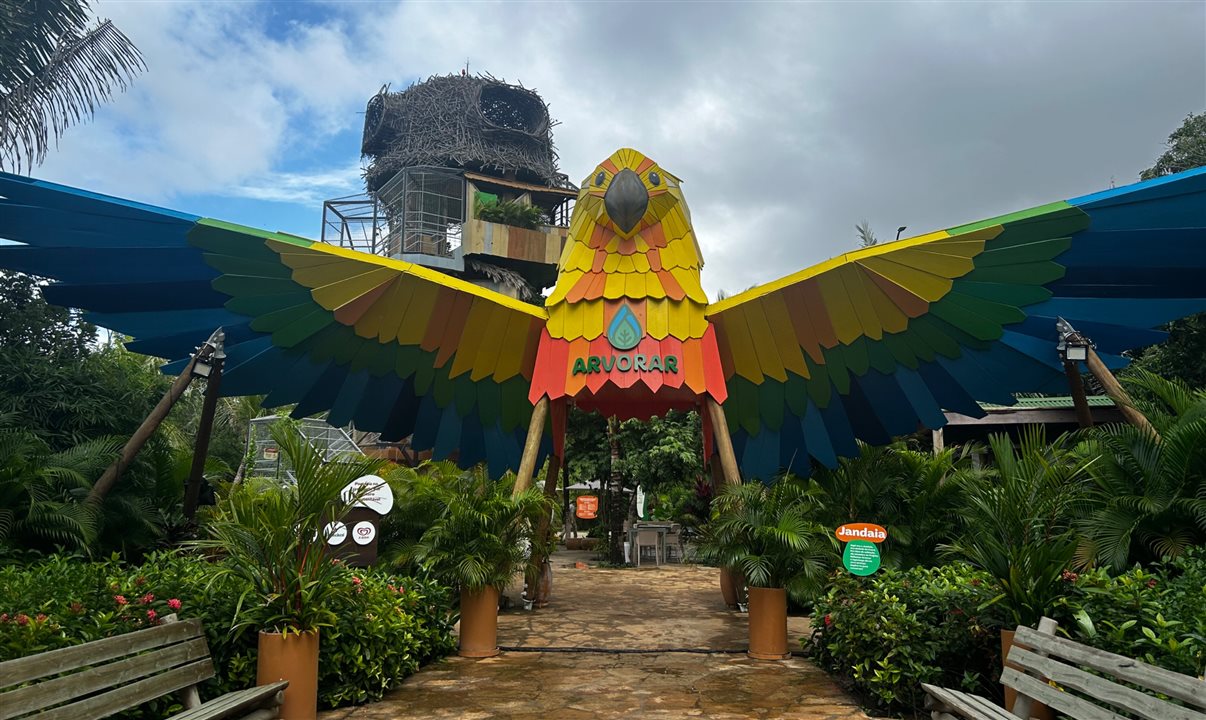 Entrada do parque Arvorar