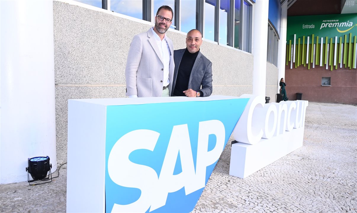 Peter Graulich, Chief Revenue Officer for SAP Concur, com Denis Tassitano, Chief Revenue Officer da SAP Concur para a América Latina