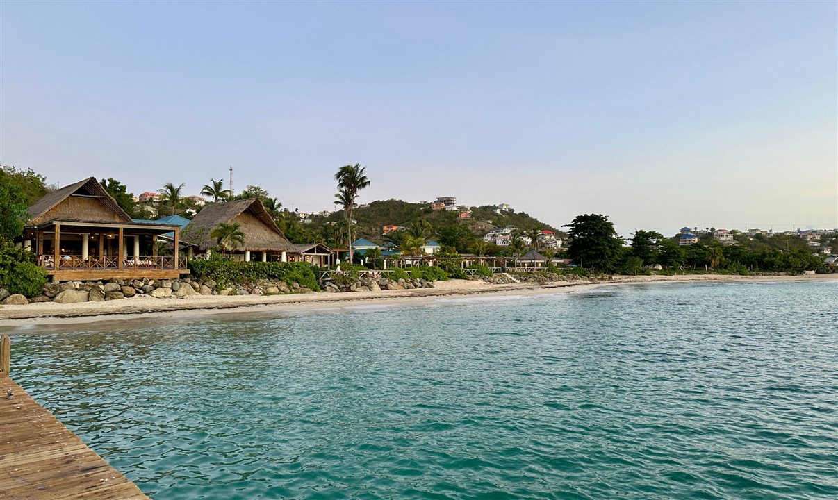 Vista para o Soho Beach House Canouan