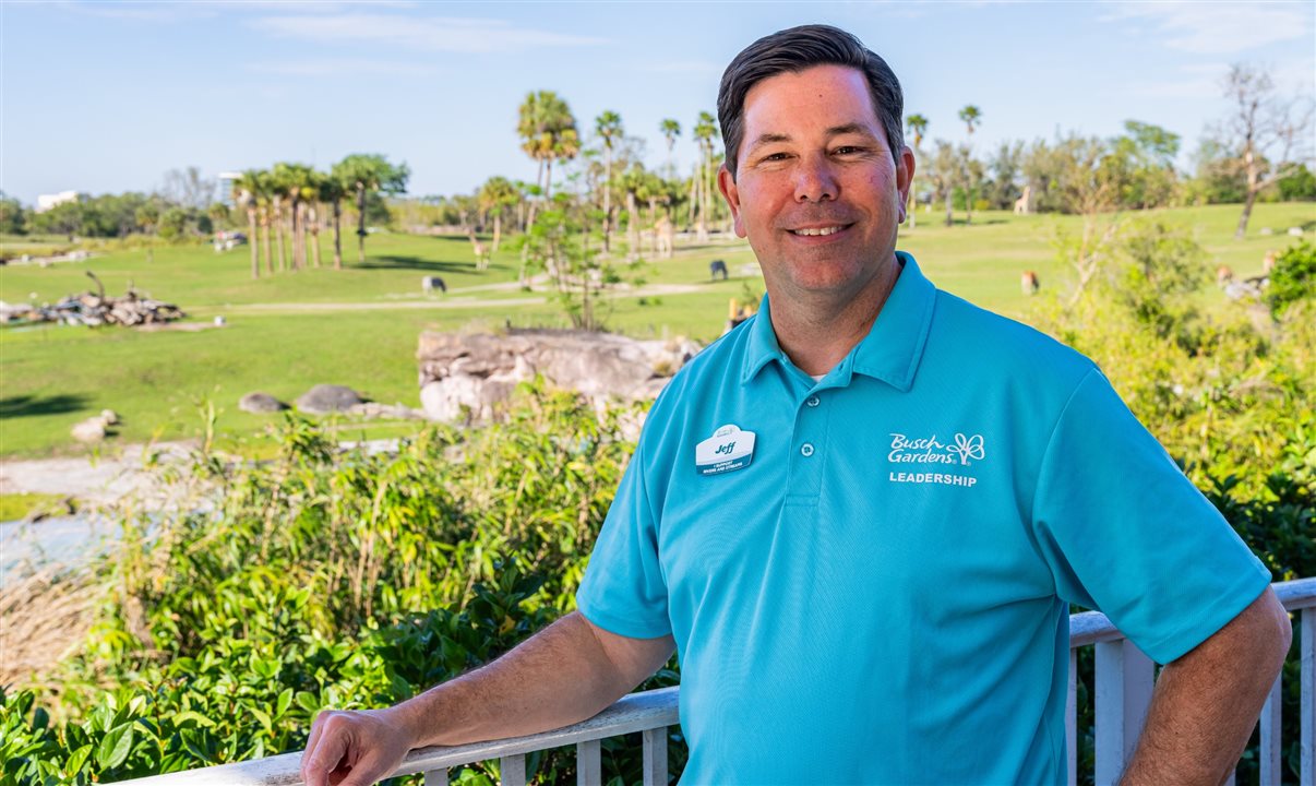 Jeff Davis, novo presidente do Busch Gardens Tampa Bay e do Adventure Island