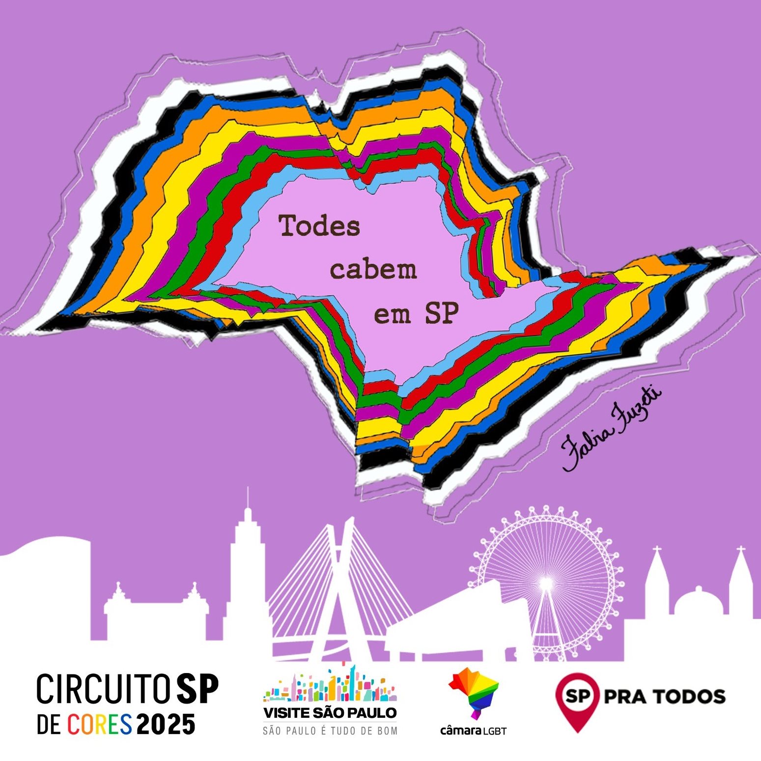 Azulejo do Circuito SP de Cores 2025