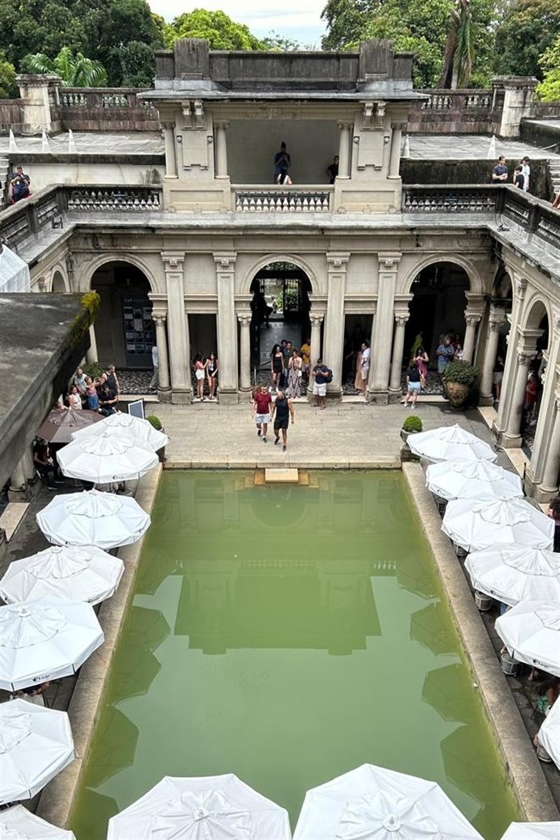 Pisicina do Palacete do Parque Lage