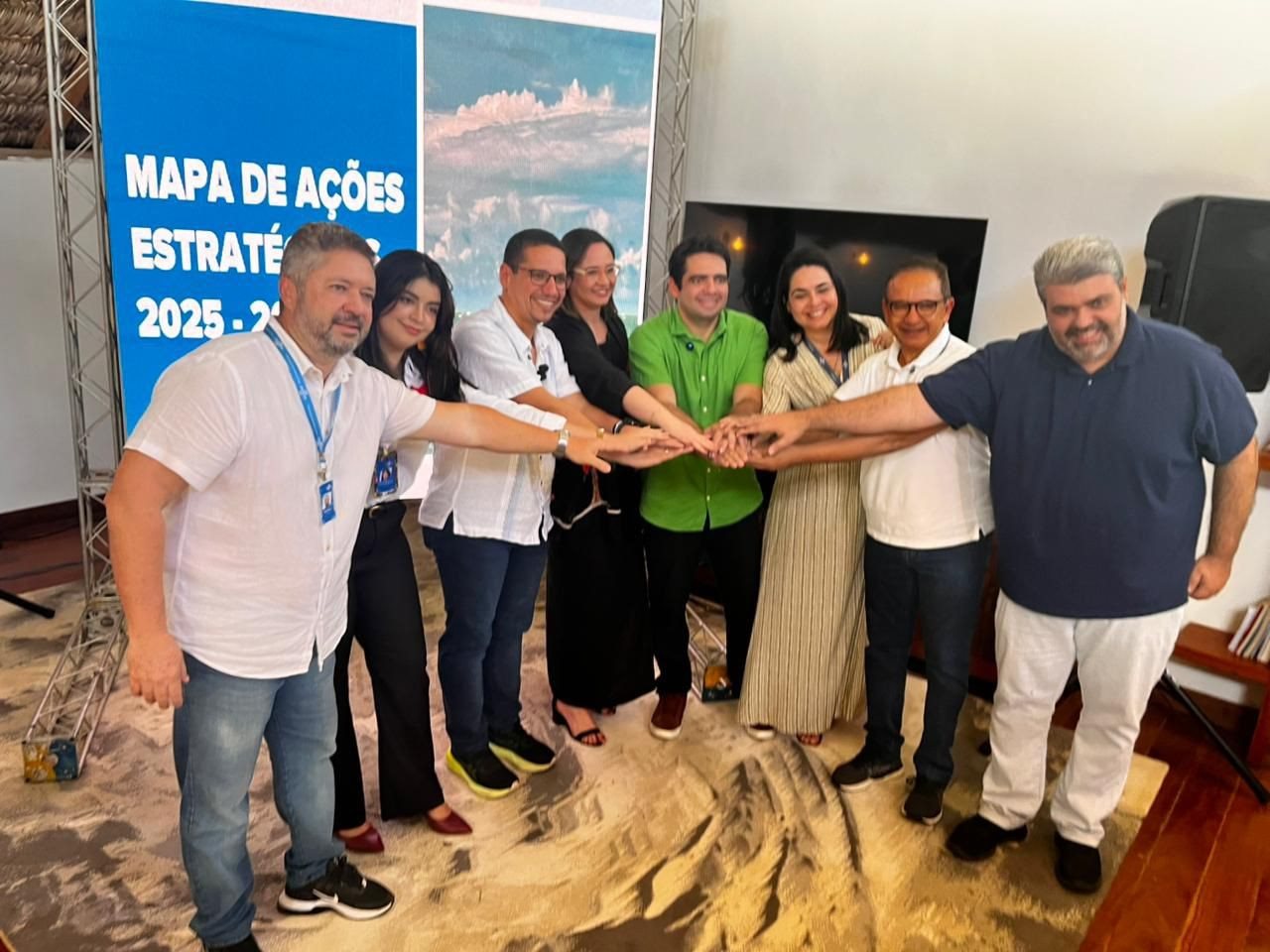 Momento do fechamento do acordo do Mapa de Ações Estratégicas