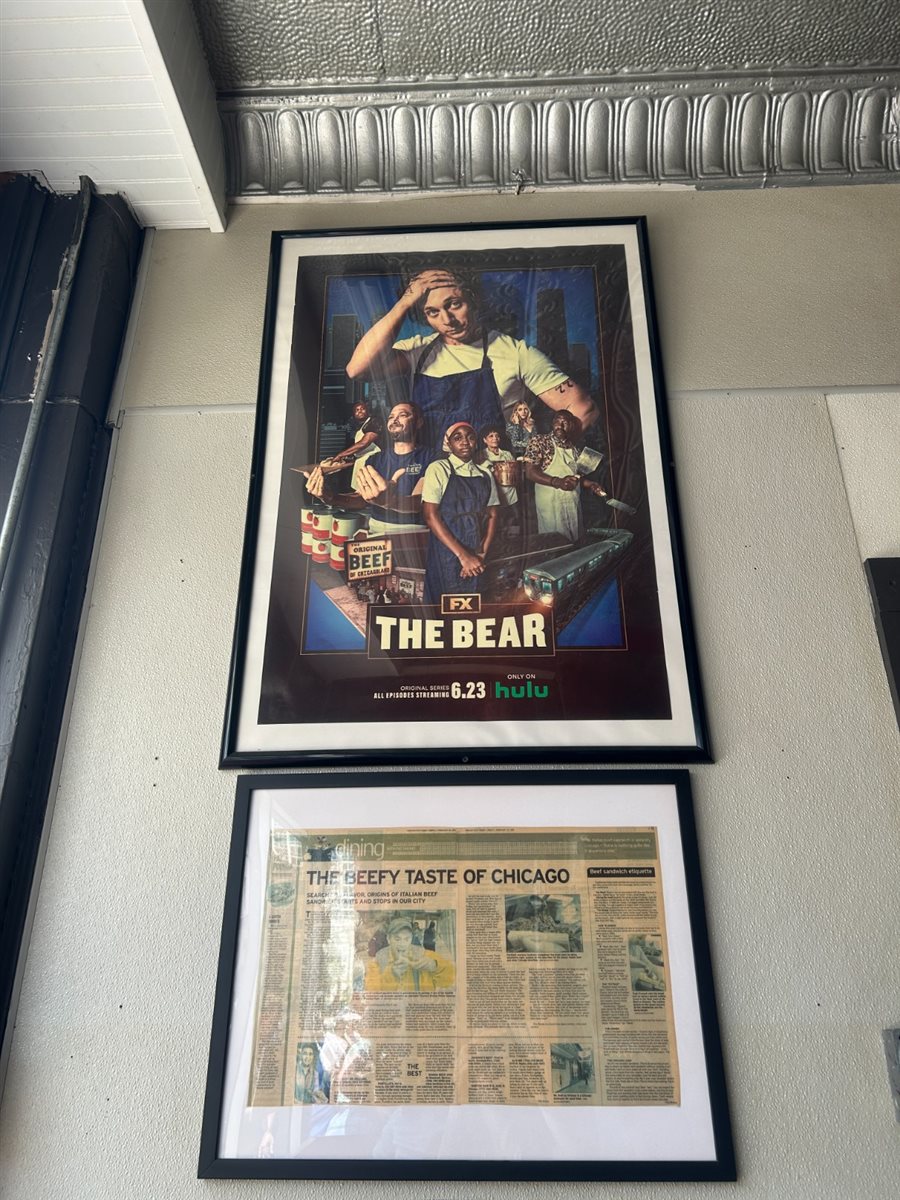 Interior do Mr Beef